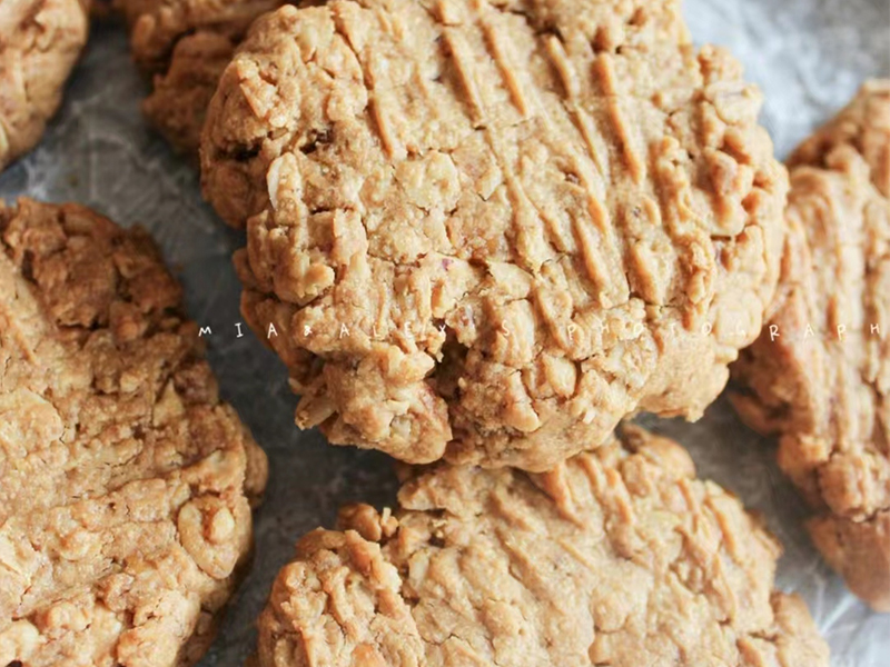 Biscuits à l'avoine et au beurre de cacahuète